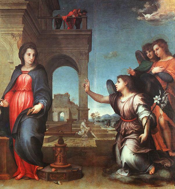 Andrea del Sarto The Annunciation china oil painting image